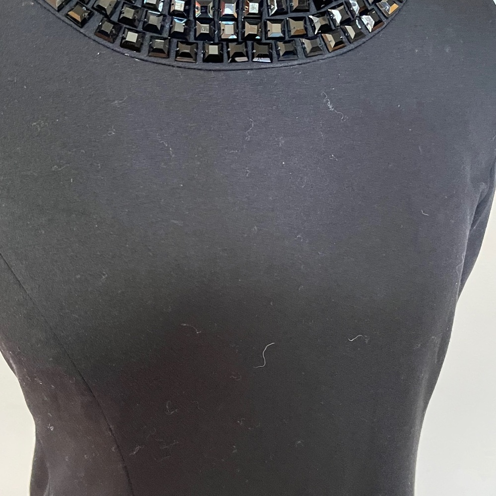 Calvin Klein, LBD Size 14 with fancy collar.